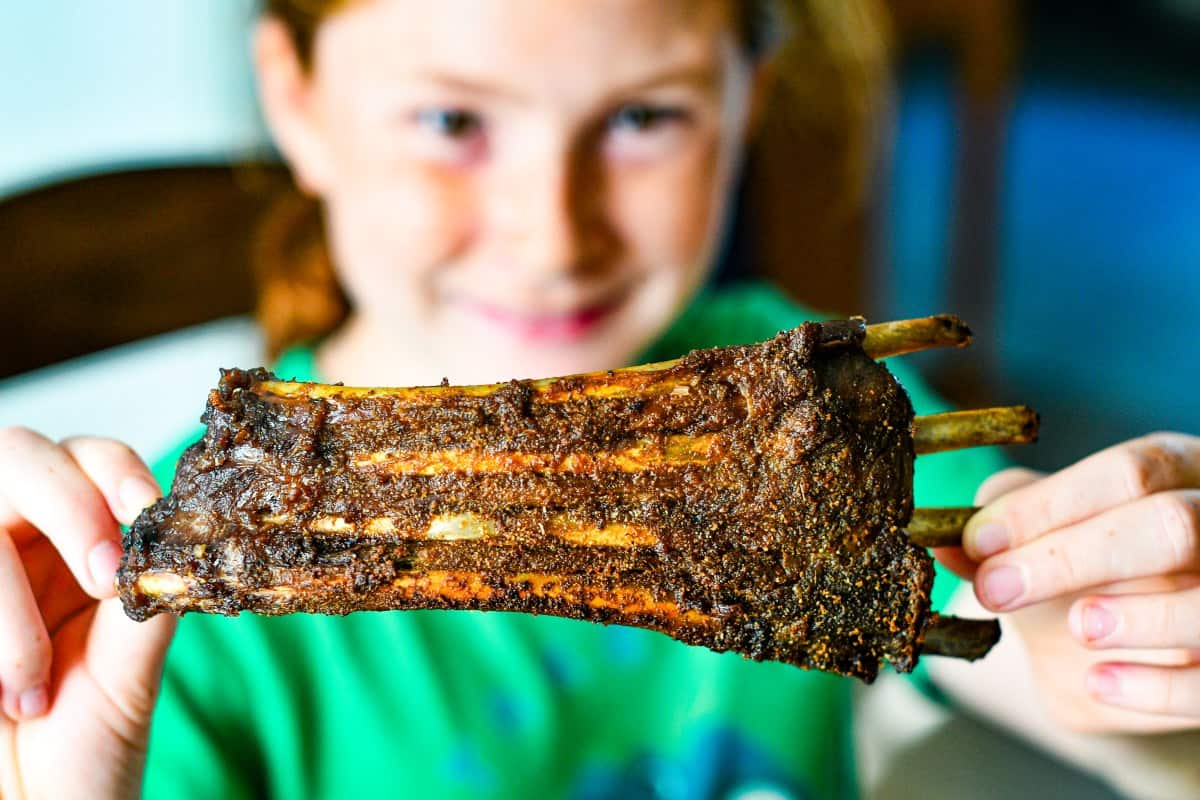 Dutch oven deer ribs recipe
