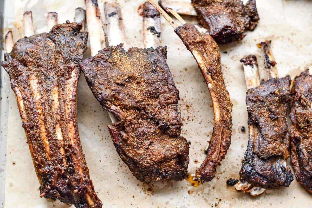 Dutch Oven Deer Ribs with BBQ Sauce