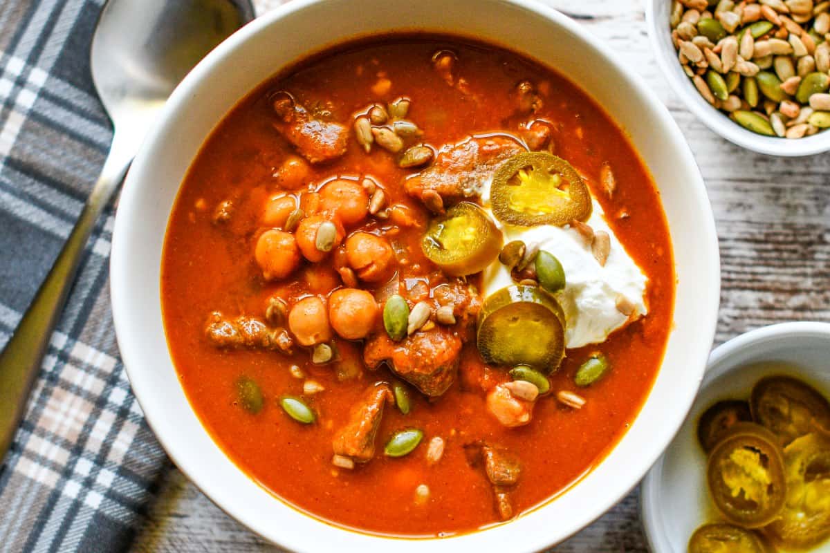 Easy Weeknight Venison & Pumpkin Chili Recipe by Jeff Benda