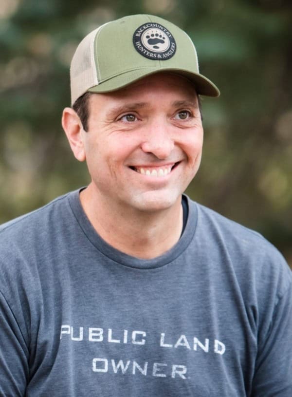 Jeff Benda in Backcountry Hunters & Anglers Hat & Shirt
