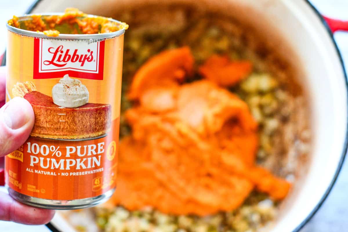 Pumpkin Puree for Pumpkin Chili