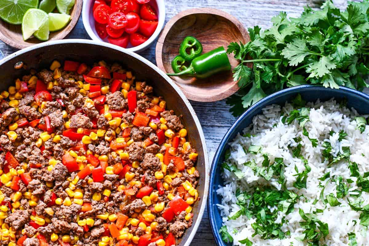 Venison Burrito Bowl Ingredients